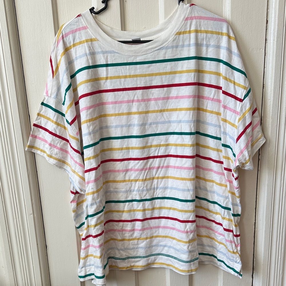 Striped Multicolor Vintage Tee